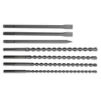  Metabo Coffret De 3 Burins Et 7 Forets SDS-MAX (623106000)