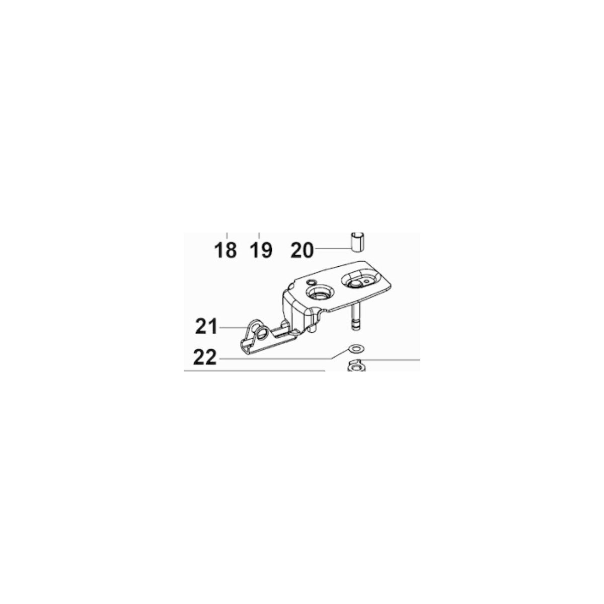  Metabo Console Terminale Complet Pour Taille-haie HS8865, HS8655, HS8675, HS8875 (316038620)