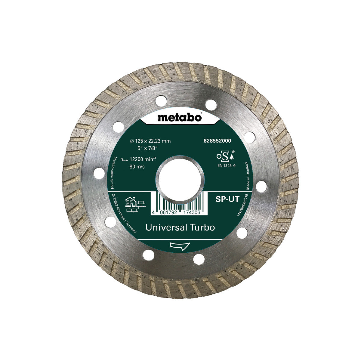  Metabo Disque Diamant ø125mm Universelle SP-UT (628552000)