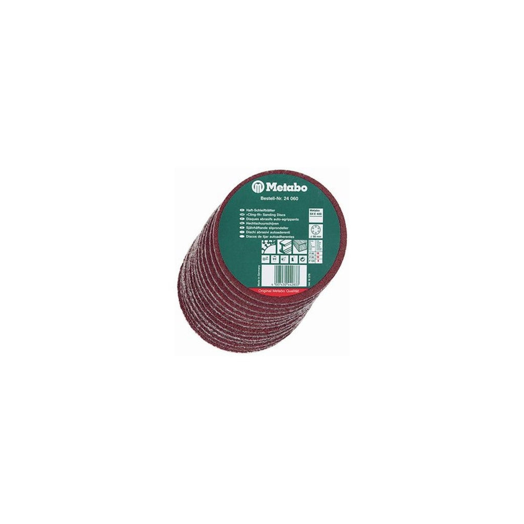  Metabo Disques Abrasifs ø80mm Auto-Agrippant (x25)