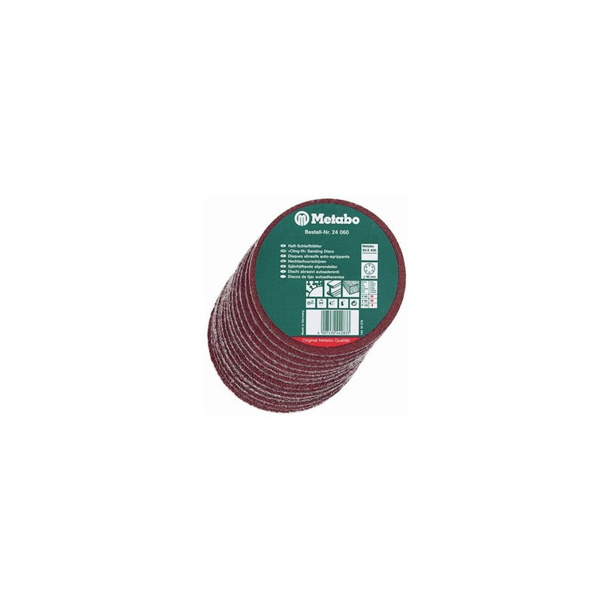  Metabo Disques Abrasifs ø80mm Auto-Agrippant (x25)