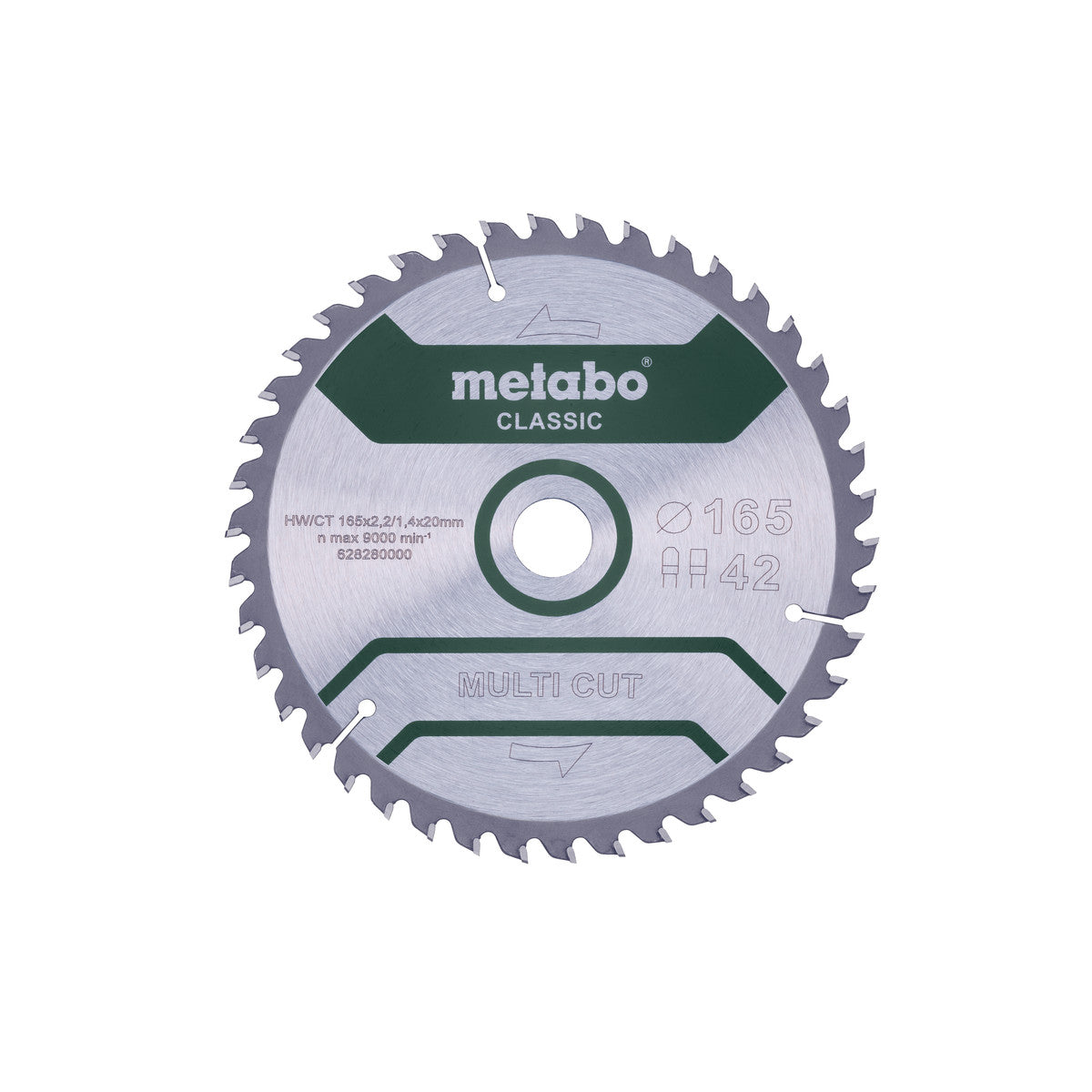  Metabo Lame De Scie Bois ø165x20 42Dts (628280000)