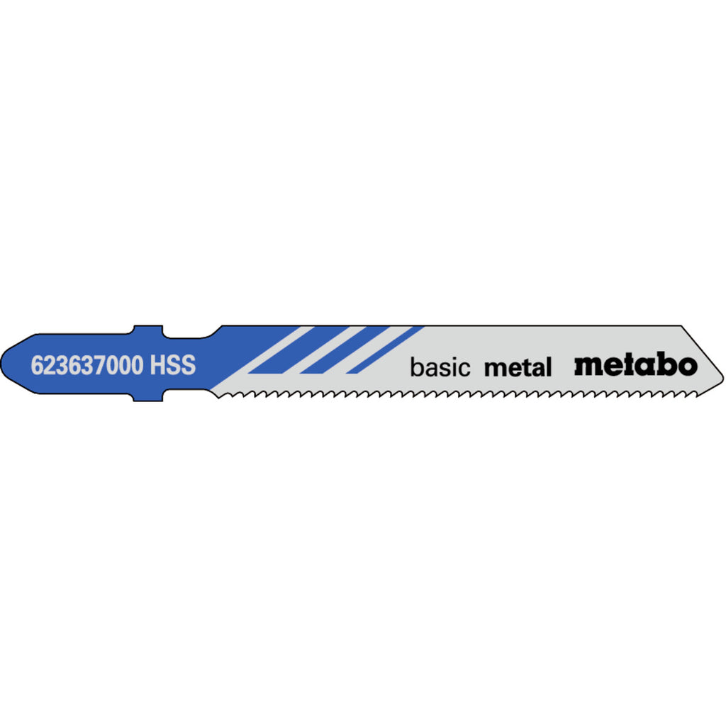  Metabo Lot De 5 Lames De Scie Sauteuse 74mm Pour Le Métal (623637000)