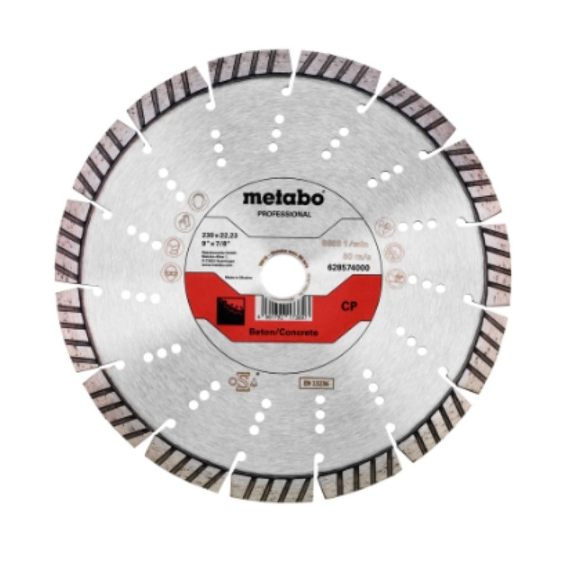  Metabo Meule De Tronçonnage Diamantée Béton Professional 230x22,23mm (628574000)