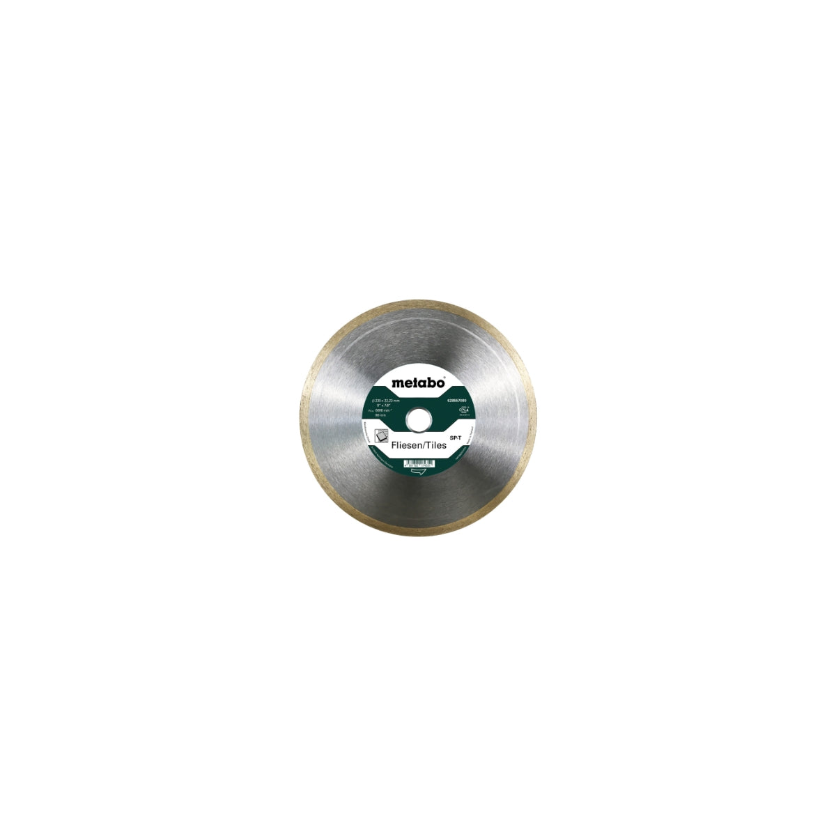  Metabo Meule De Tronçonnage Diamantée Carrelage Professional 230x22,23mm (628557000)