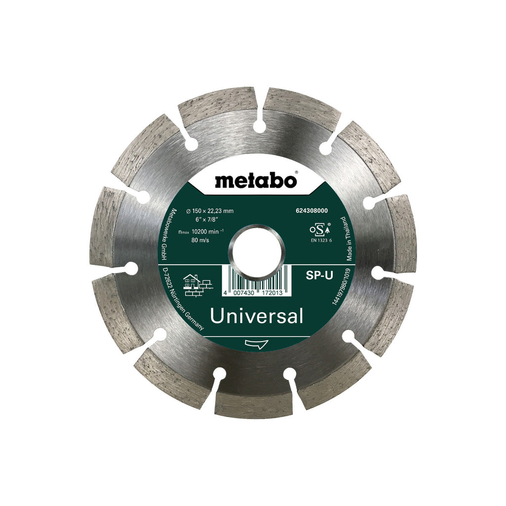  Metabo Meule De Tronçonnage Diamantée ø150mm SP-U (624308000)