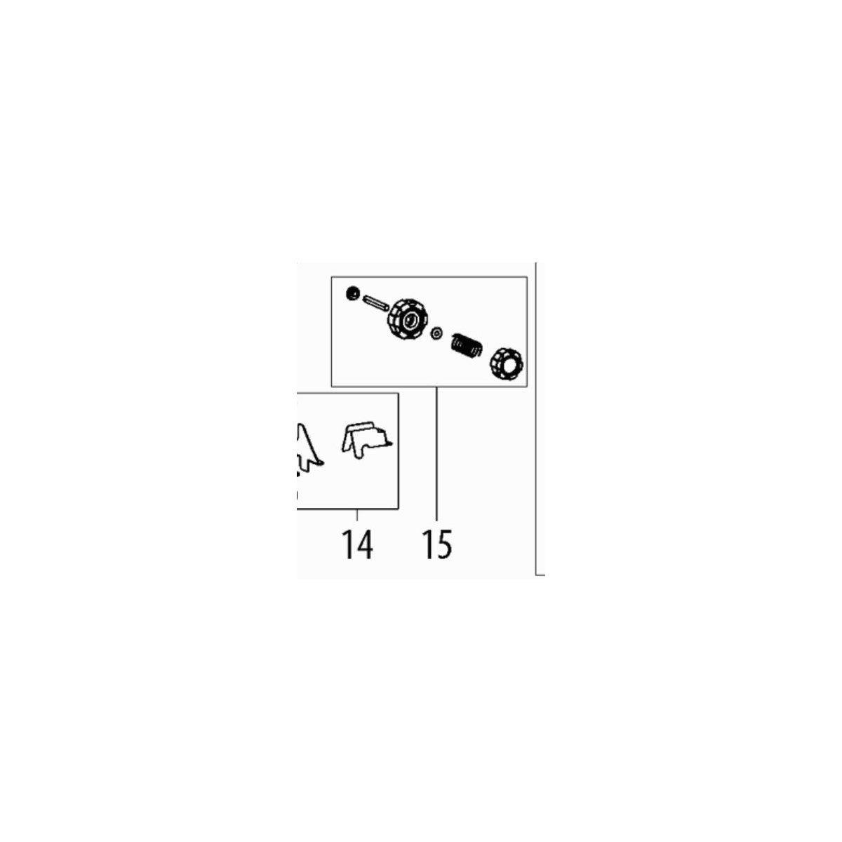  Metabo Molette De Réglage Hauteur Pour Scie à Ruban BAS 318 (316095610)