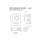 Metabo Plaquette Carbure Réversible Pour L'aluminium Jeu De 10 Pièces (623559000)