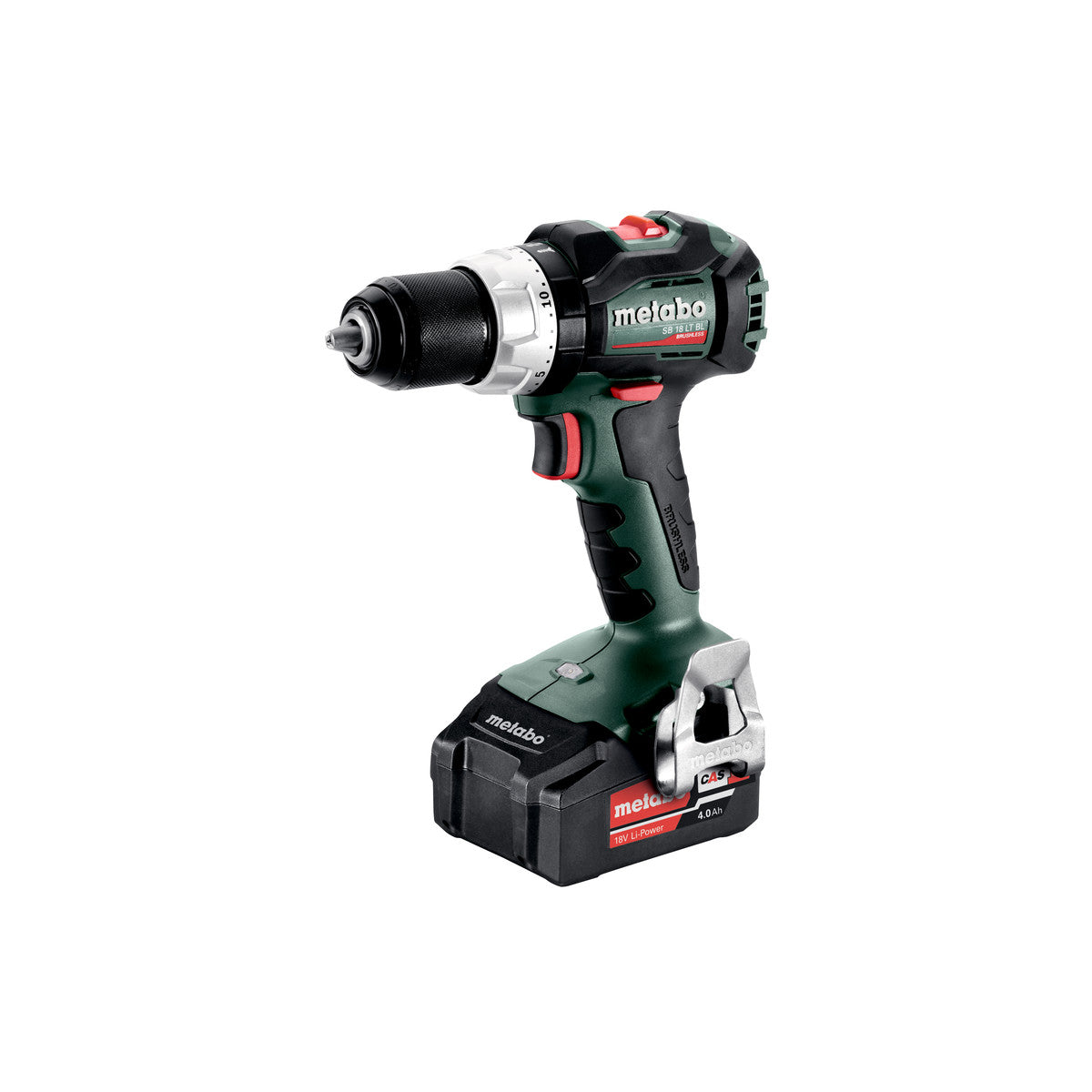  Metabo SB 18 LT BL Perceuse, Visseuse à Percussion 18V 2x4.0Ah Li-power Avec Coffret De Transport (602316500)