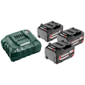  Metabo Set De Base Li-ion 18V 3x4.0Ah Avec Chargeur Rapide ASC 55 (685049000)