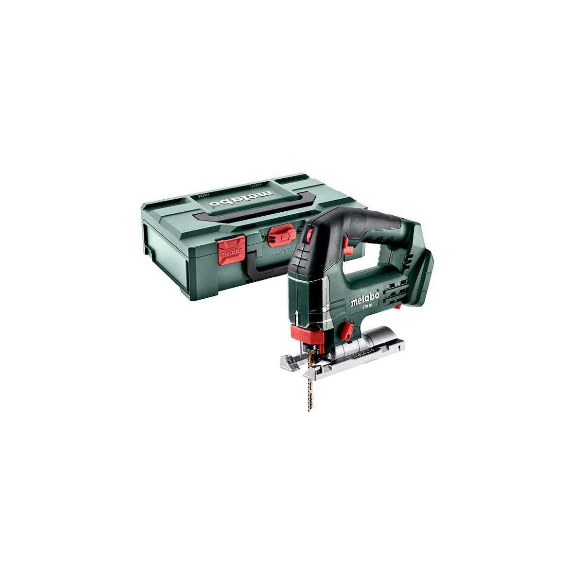  Metabo STB 18 LT 130 BL Scie Sauteuse Sans Fil 18V Avec Coffret MetaBOX 145 L (601055840)