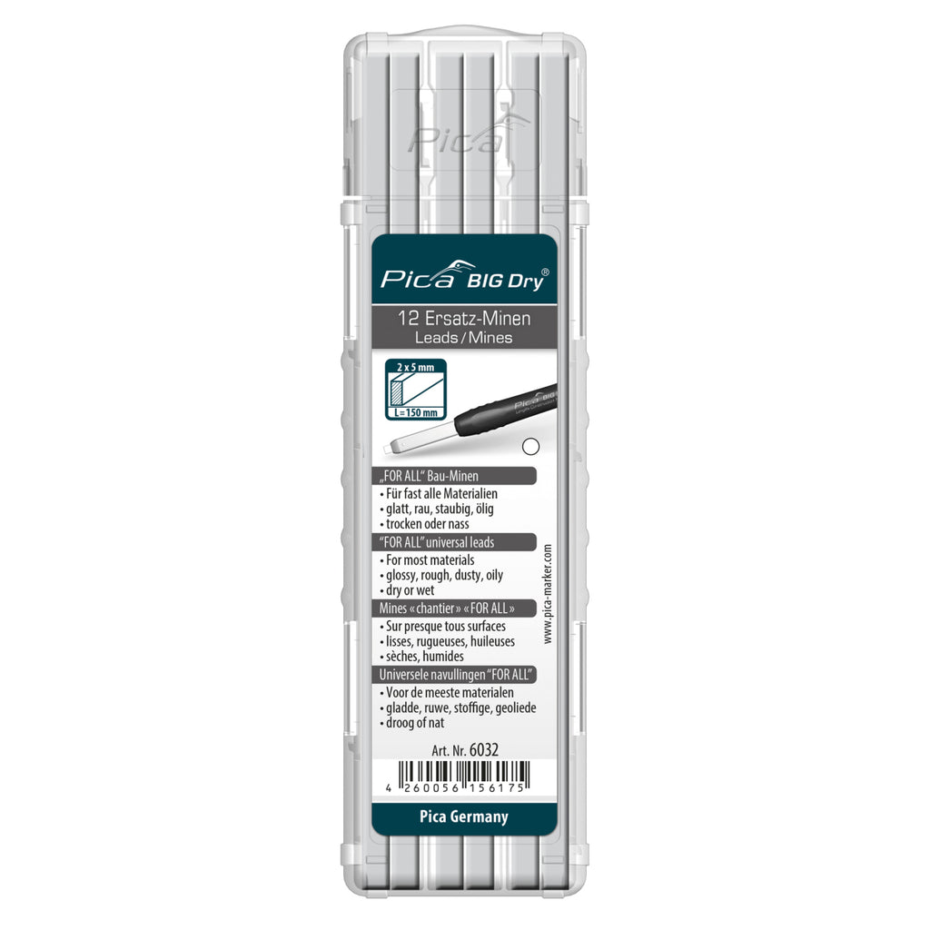  Pica BIG Dry Mines De Rechange Blanc 6032