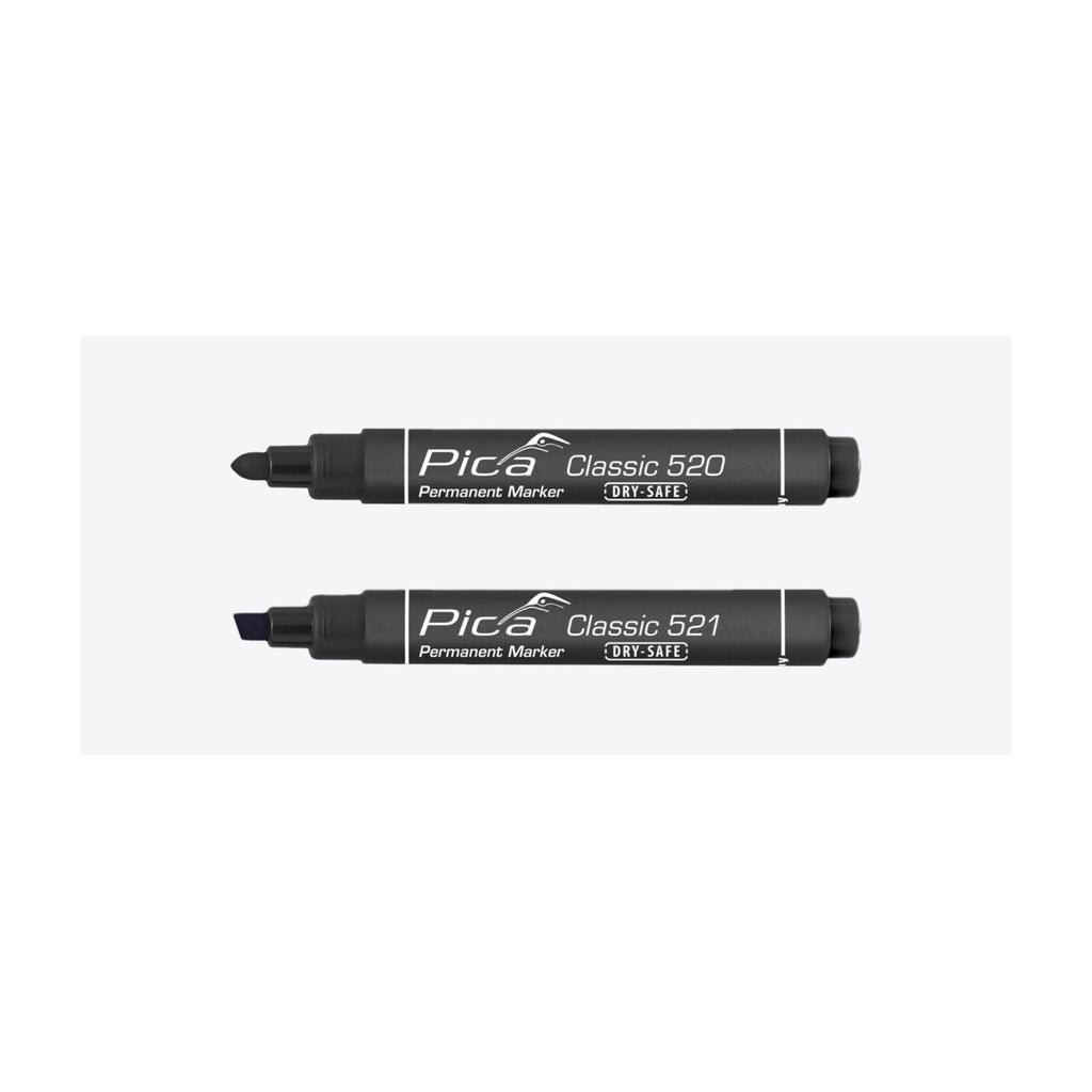  Pica CLASSIC 520 Set De 4 Marqueurs Permanent 4 Couleurs 520/04