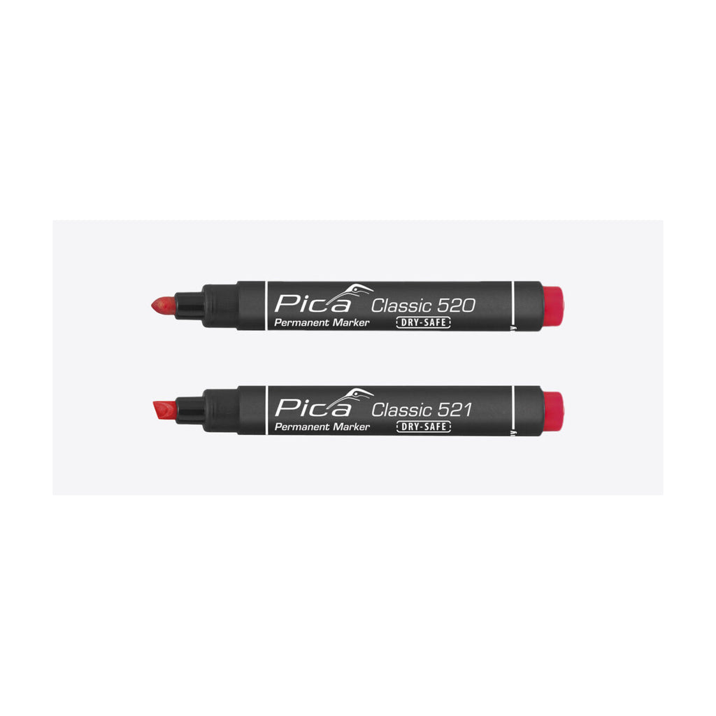  Pica CLASSIC 520 Set De 4 Marqueurs Permanent 4 Couleurs 520/04
