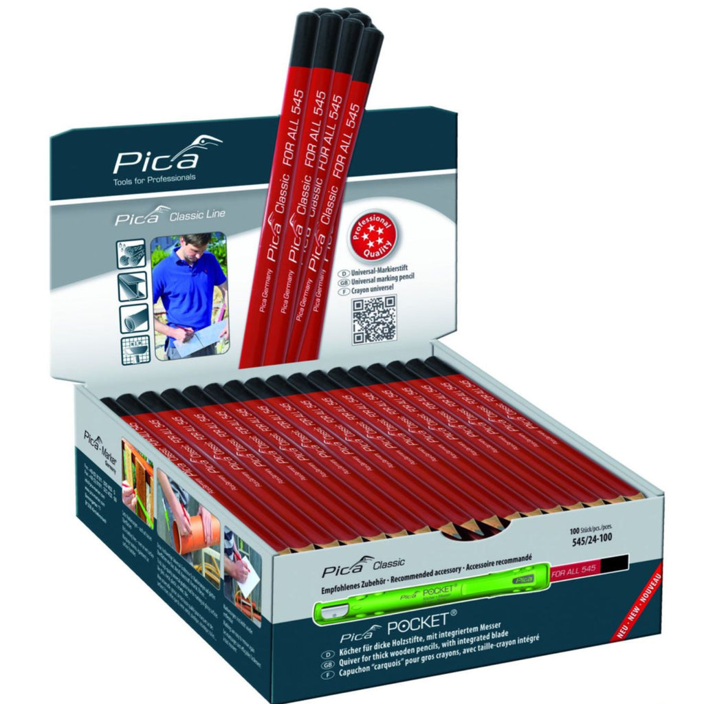  Pica Classic FOR ALL 545 Boite De 100 Crayons De Papier Pour Usage Universel 545/24-100