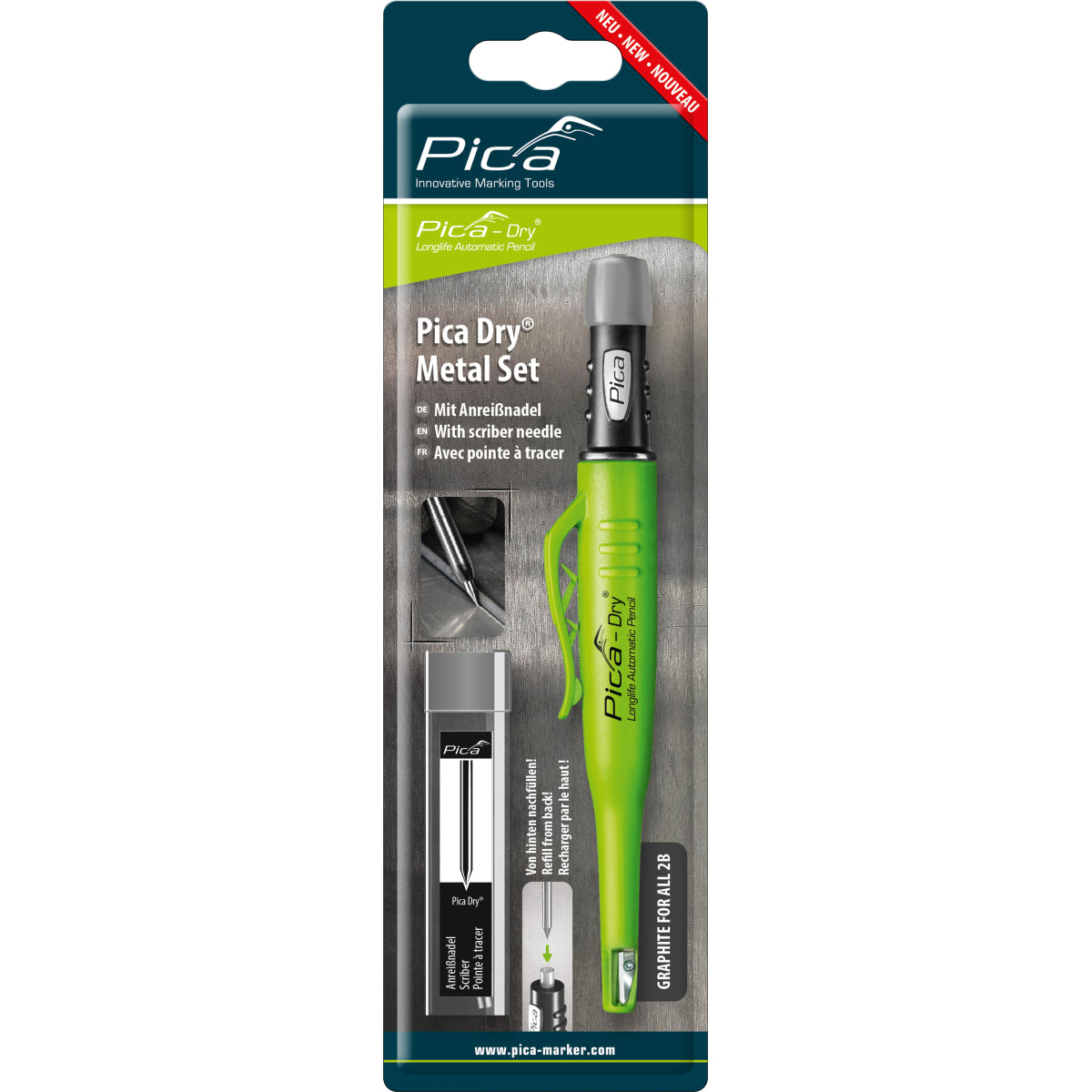  Pica DRY Métal Pointe à Tracer Sur Métal Dur 30800