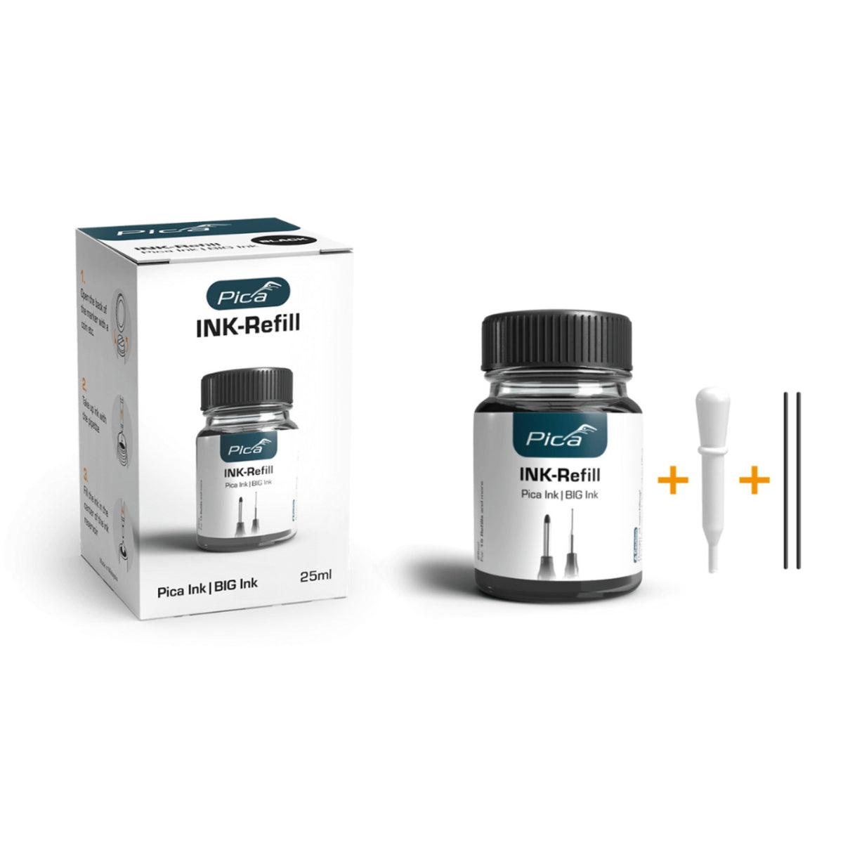  Pica Encre De Recharge Noir Pour Pica Ink & BIG Ink 55846