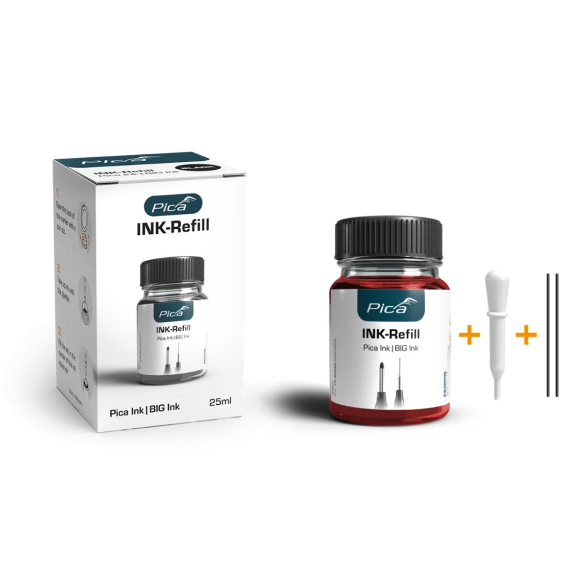  Pica Encre De Recharge Rouge Pour Pica Ink & BIG Ink 55840
