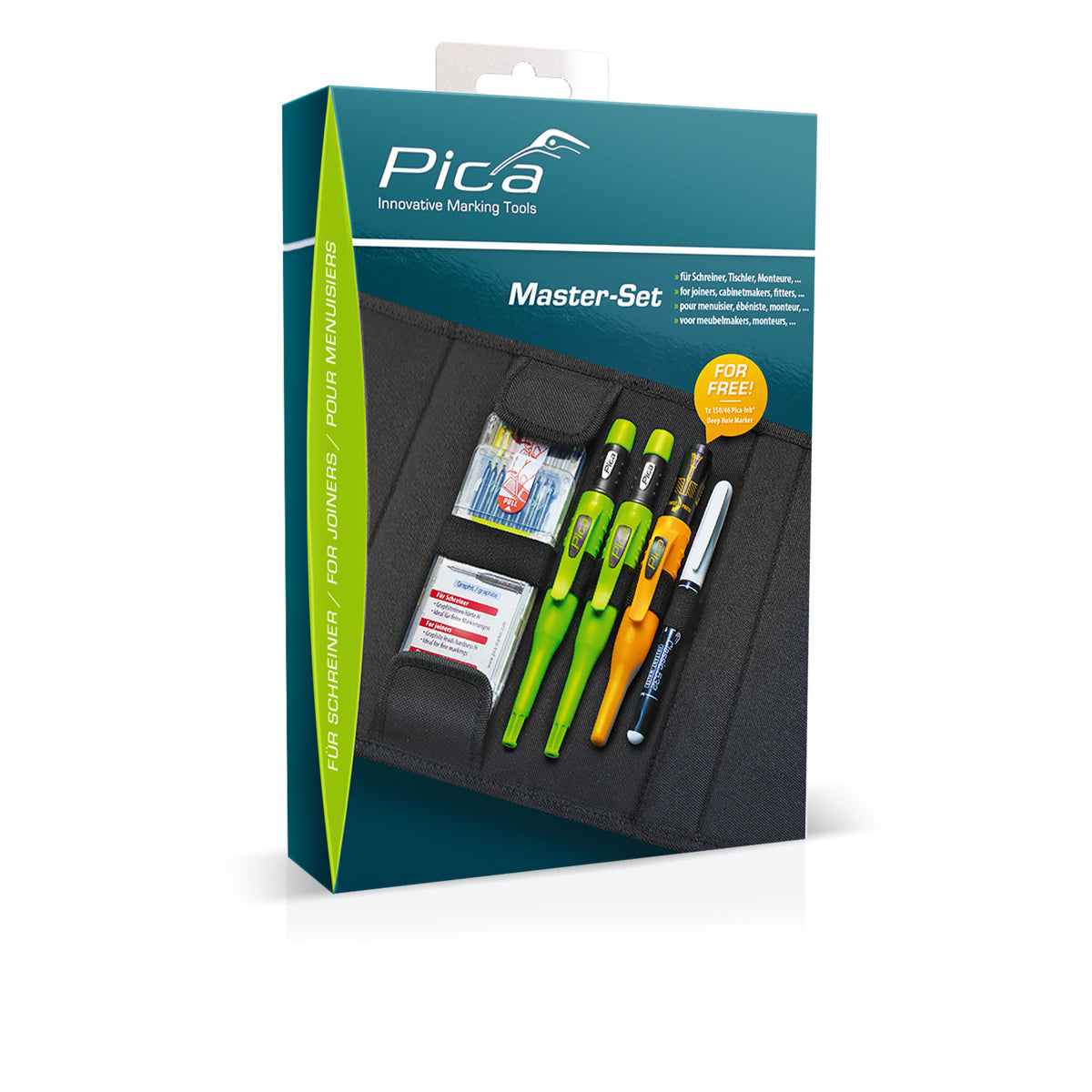  Pica MASTER-SET Assortiement De Crayon Pour Menuisier 55010
