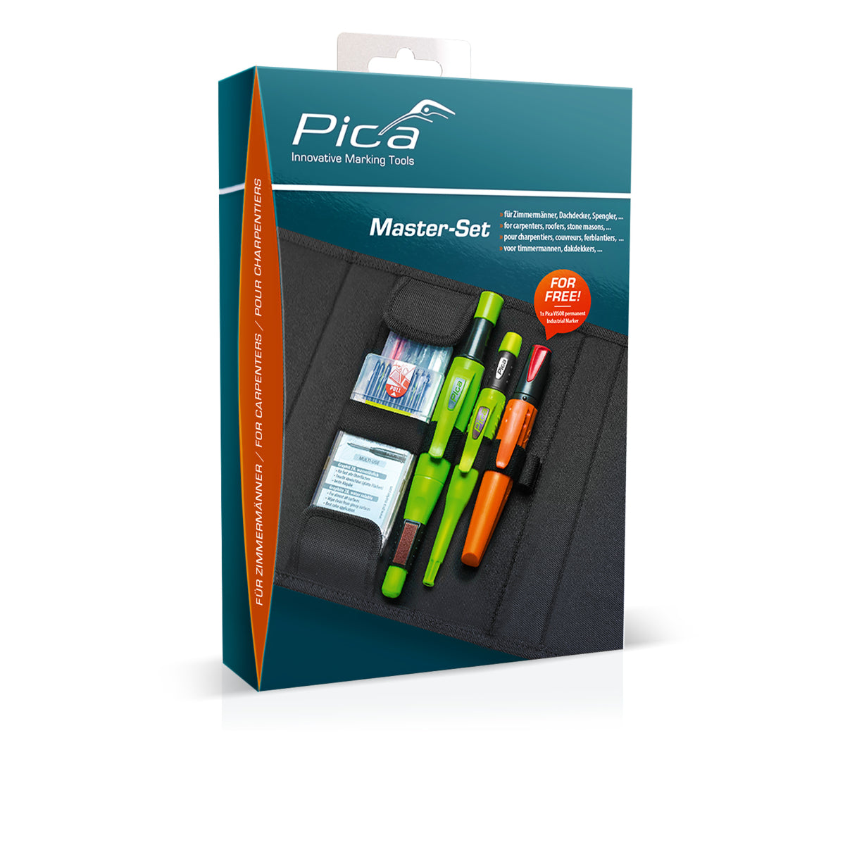  Pica MASTER-SET Assortiment De Crayon Pour Charpentier 55030