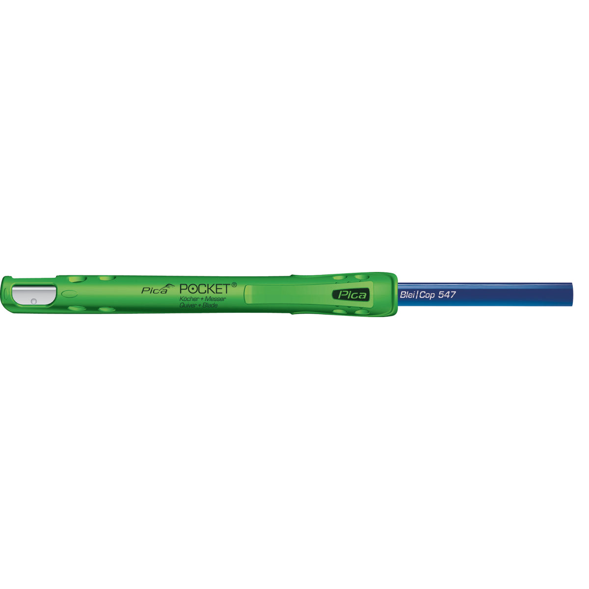  Pica POCKET Boite De 10 Carquois Avec Taille-crayon Intégré 505