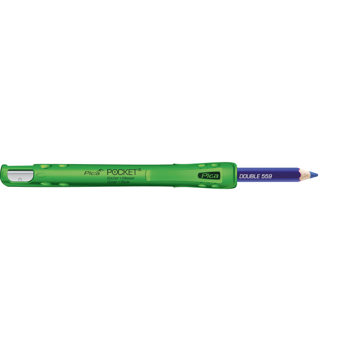  Pica POCKET Boite De 10 Carquois Avec Taille-crayon Intégré 505