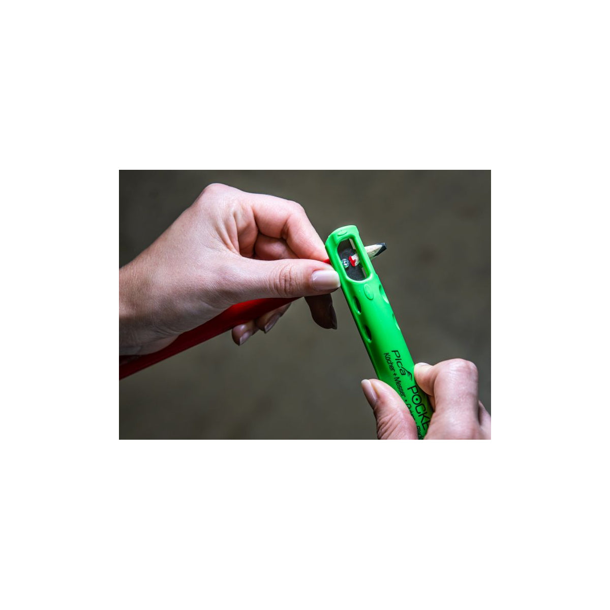  Pica POCKET Boite De 10 Carquois Avec Taille-crayon Intégré 505