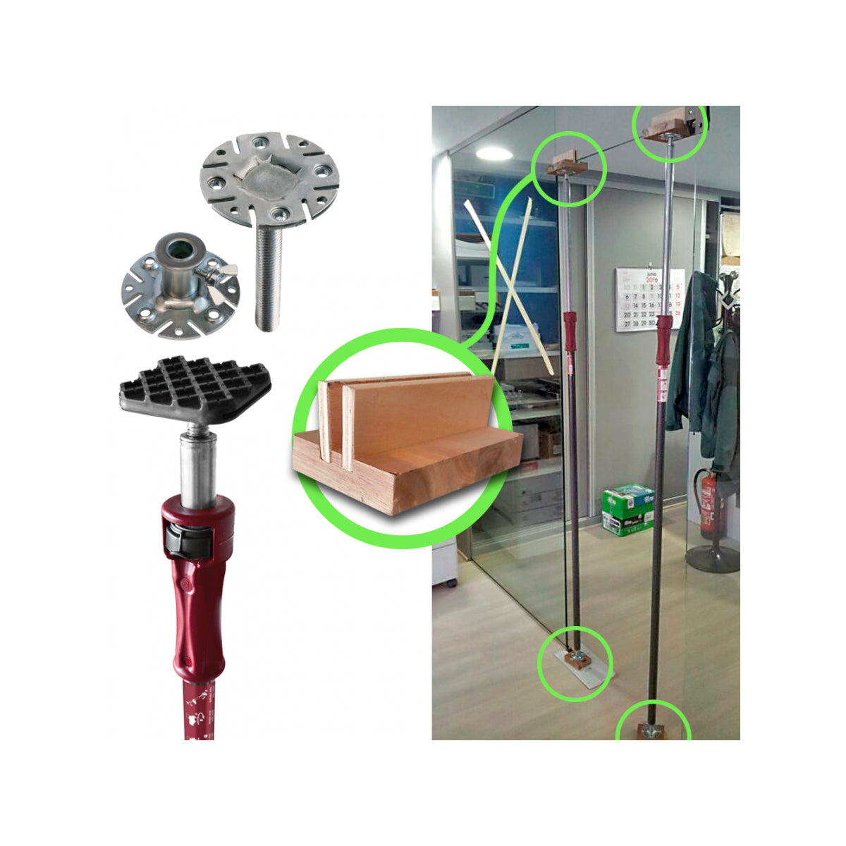  Piher ÉtaiTop P2 Réglabe De 95 à 170cm (30011)