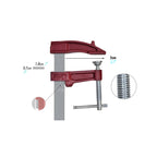  Piher Serre-joint à Vis En Croix Tige Type M (12cm à 30cm)