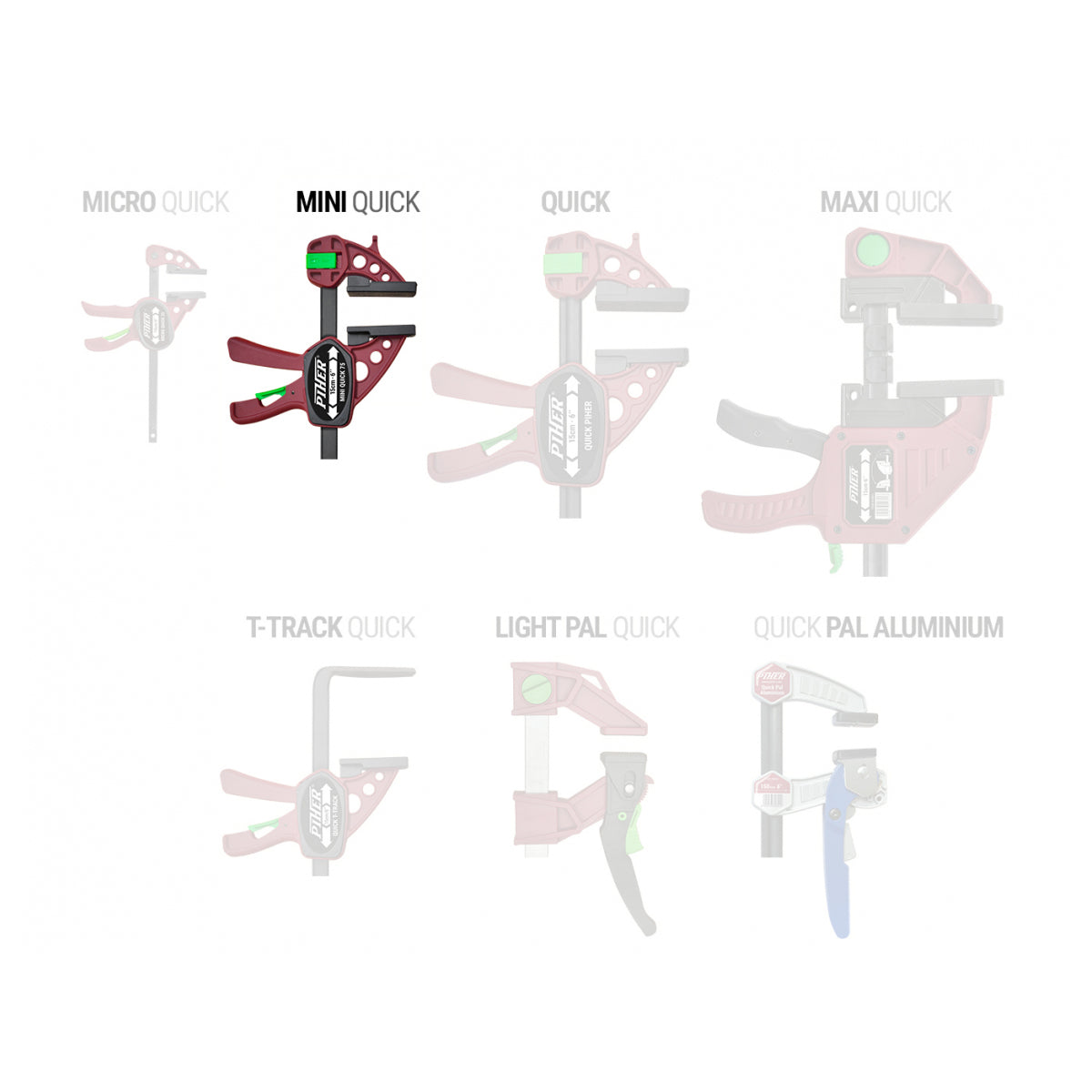  Piher Serre-joint Rapide Mini Quick 300mm (52430)