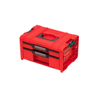  Qbrick System PRO Coffret à Outils 2 Tiroirs Expert RED 2.0 Ultra HD (SKRQPROD2E2CCZEPG003)