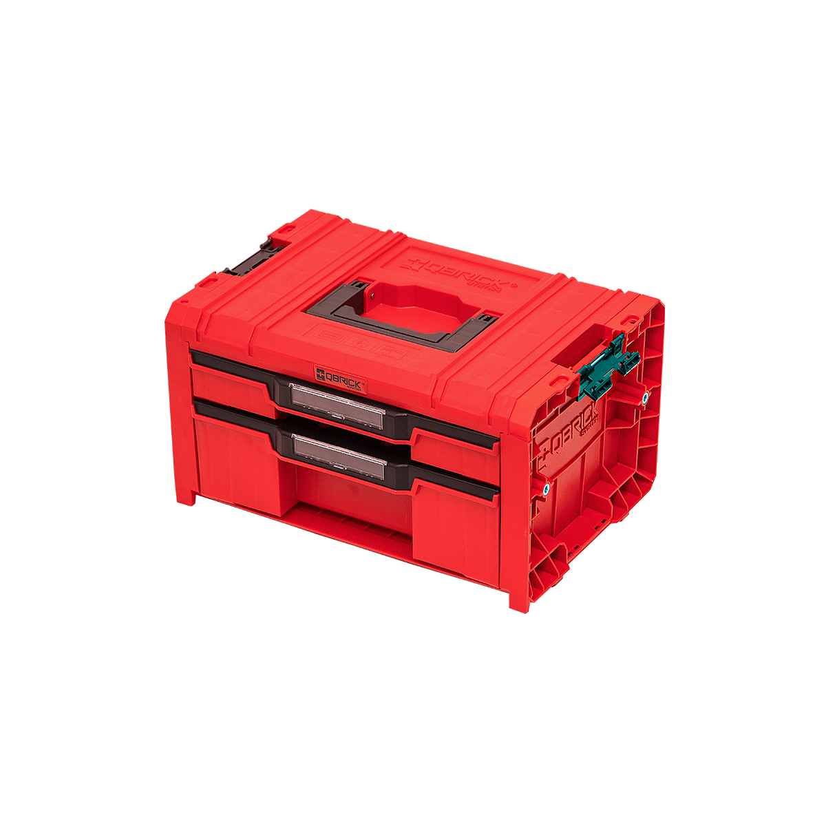  Qbrick System PRO Coffret à Outils 2 Tiroirs Expert RED 2.0 Ultra HD (SKRQPROD2E2CCZEPG003)