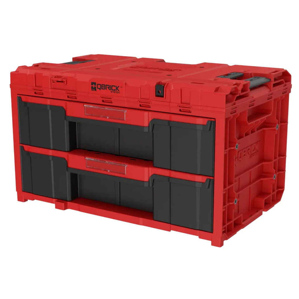  Qbrick System ONE Coffret à Outils 2 Tiroirs 2.0 RED Ultra HD (SKRQONED2CZEPG001)