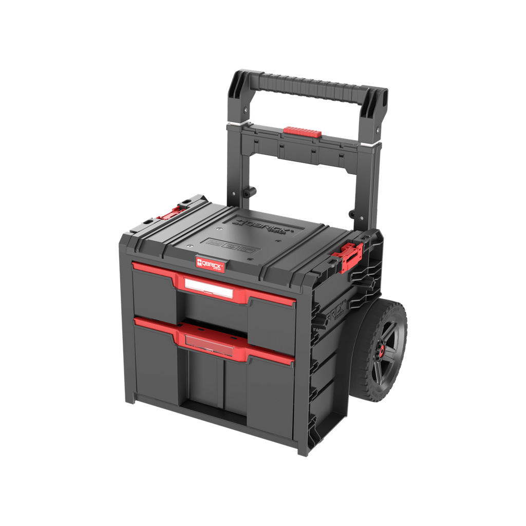  Qbrick System Pro Trolley à Outils 2 Tiroirs Cart 2.0 Plus (SKRWQCP2PD2CZAPG003)