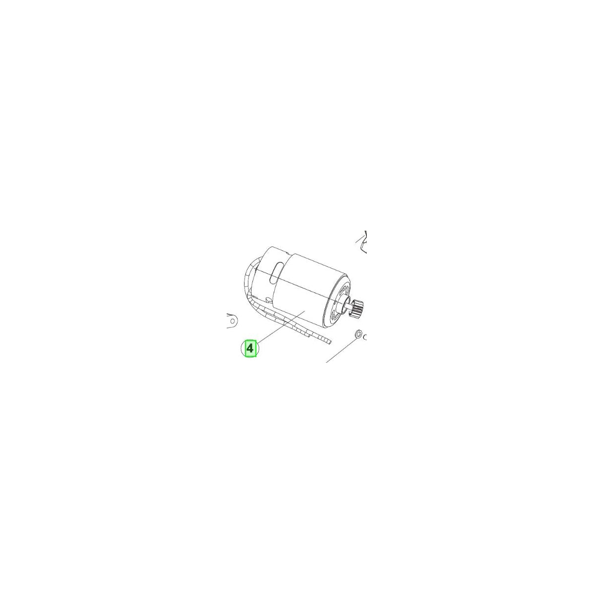  Ryobi Moteur Perceuse R14DDELL, LLCDI4022, CLCDI14022 (5131028232)