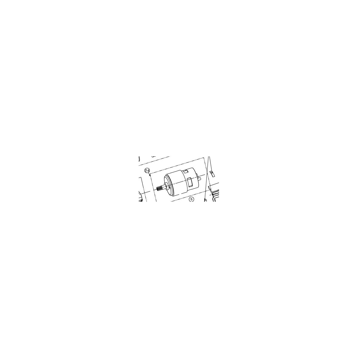  Ryobi Moteur Pour Visseuse à Choc RID1801 (5131031960)