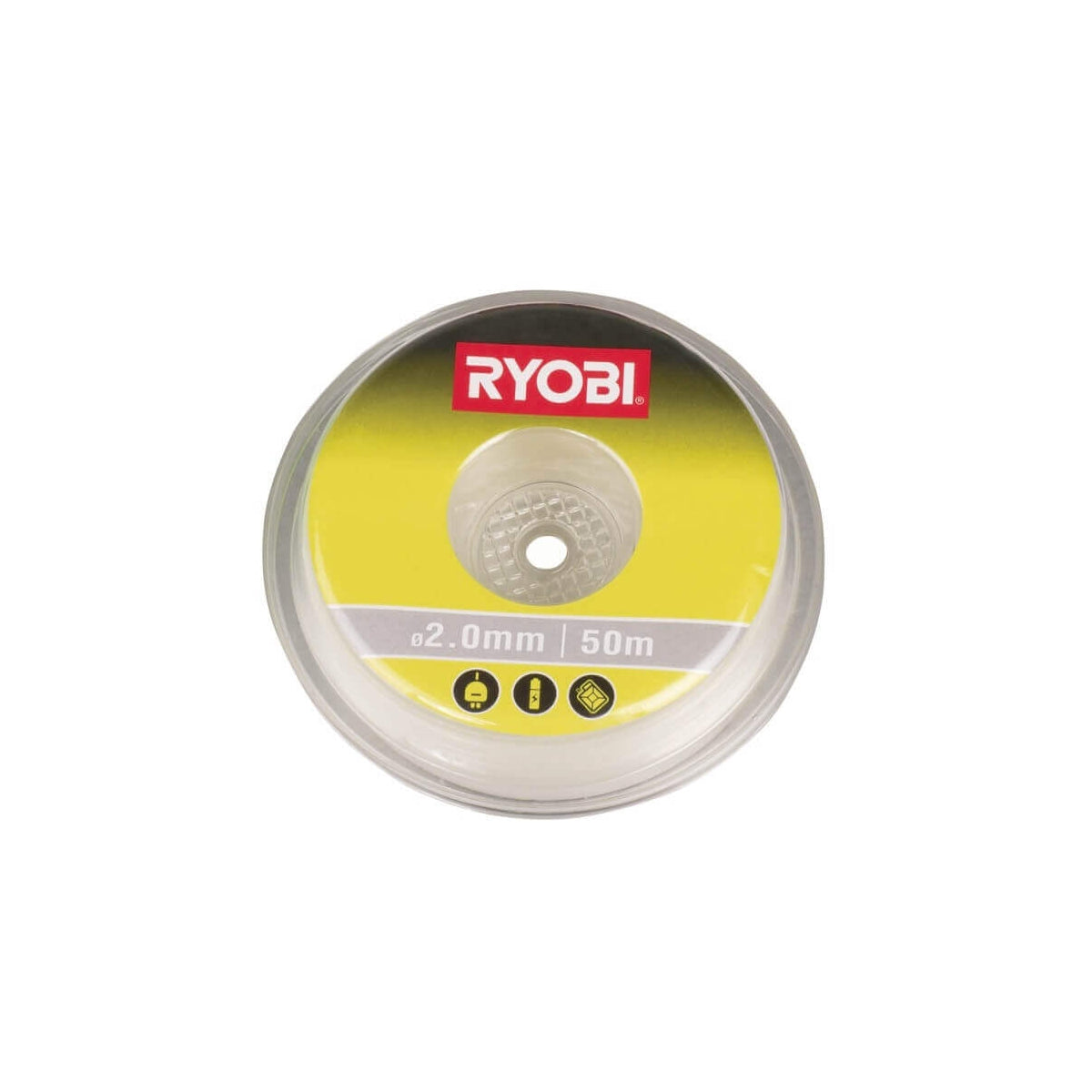  Ryobi RAC103 Bobine De Fil De Coupe 50mlx2.0mm Blanc (5132002640)