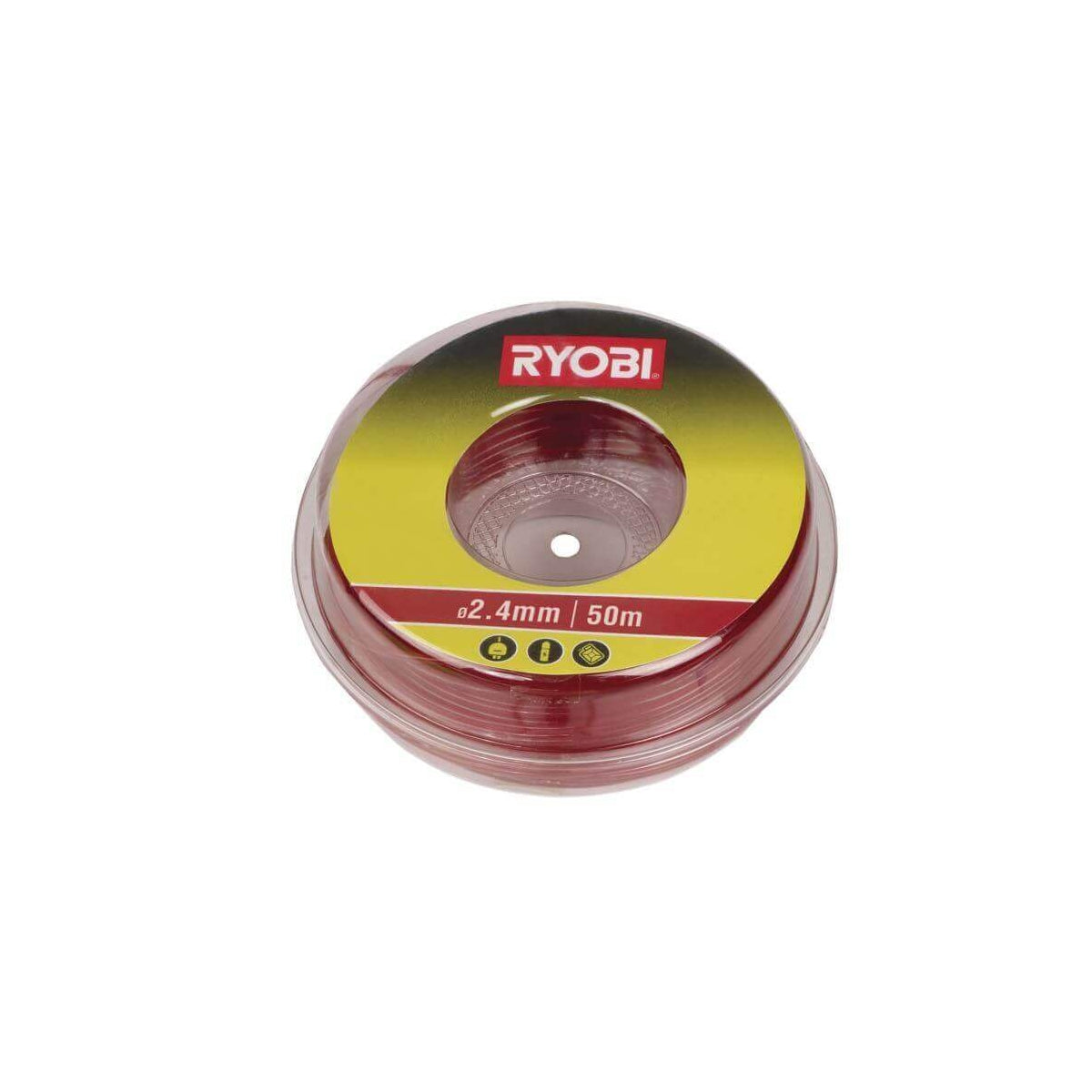  Ryobi RAC105 Bobine De Fil De Coupe 50mlx2.4mm Rouge (5132002642)