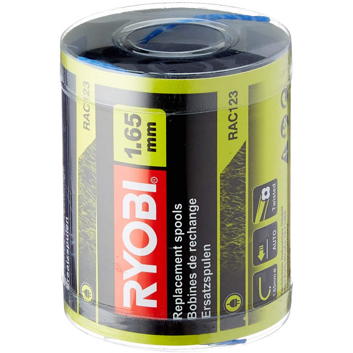  Ryobi RAC123 Lot De 3 Bobines De Rechange RLT4027, RLT6030, RLT5027 (5132002671)