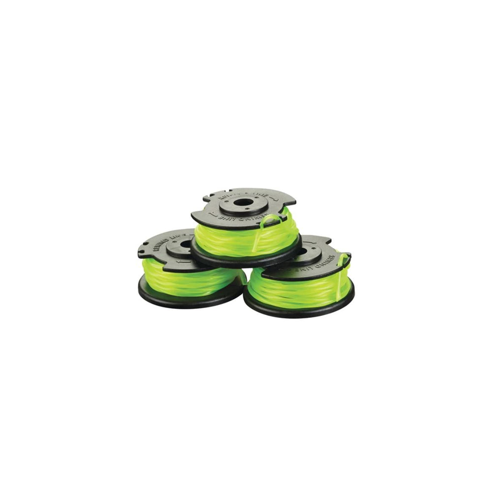  Ryobi RAC143 Lot 3 Bobines Simple Fil Torsadé Ø 2,0 Mm Pour Coupe-bordures Sur Batterie (5132002770)