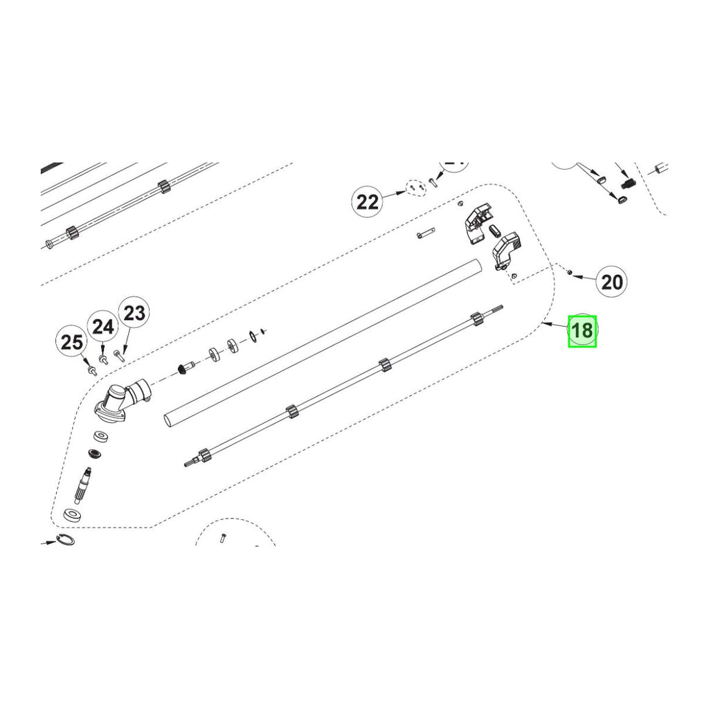  Ryobi Renvoi D'angle Pour Débroussailleuse RBC1226I (5131037332)