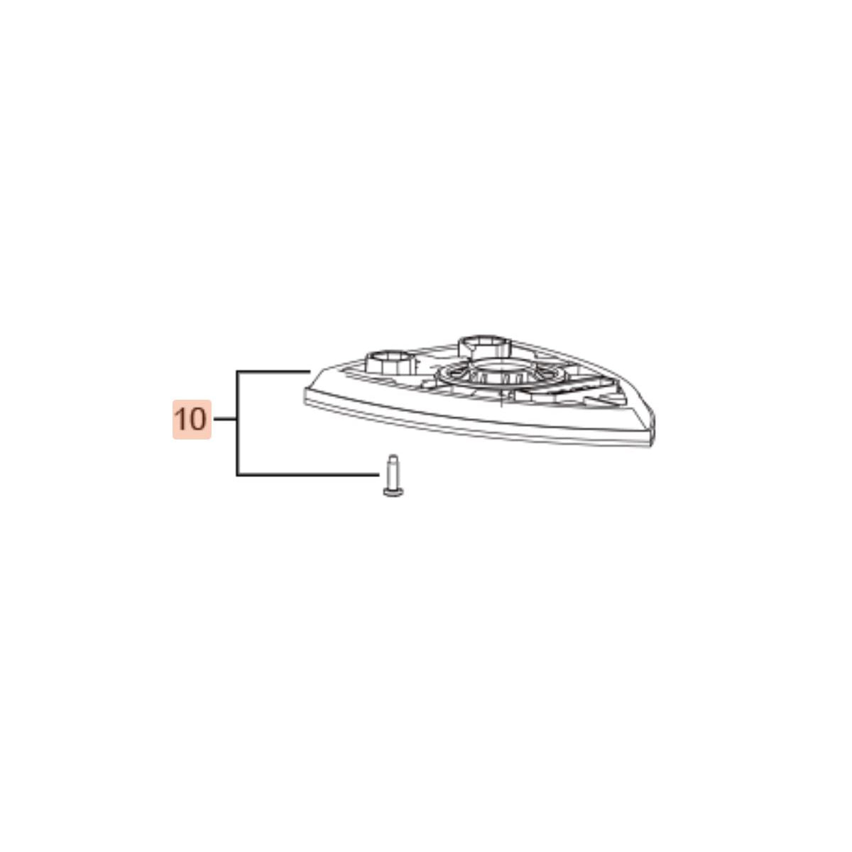  Skil Plateau De Ponçage Pour Ponceuse 7260 (2826382001)