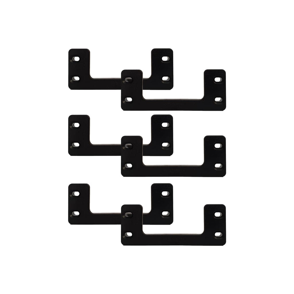  StealthMounts Cales De Montage Packout Milwaukee 6-pack NOIR OM-CL-BLK-6