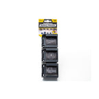  StealthMounts Supports De Batteries DeWalt 12V & 10.8V 6-pack NOIR BM-DW12-BLK-6