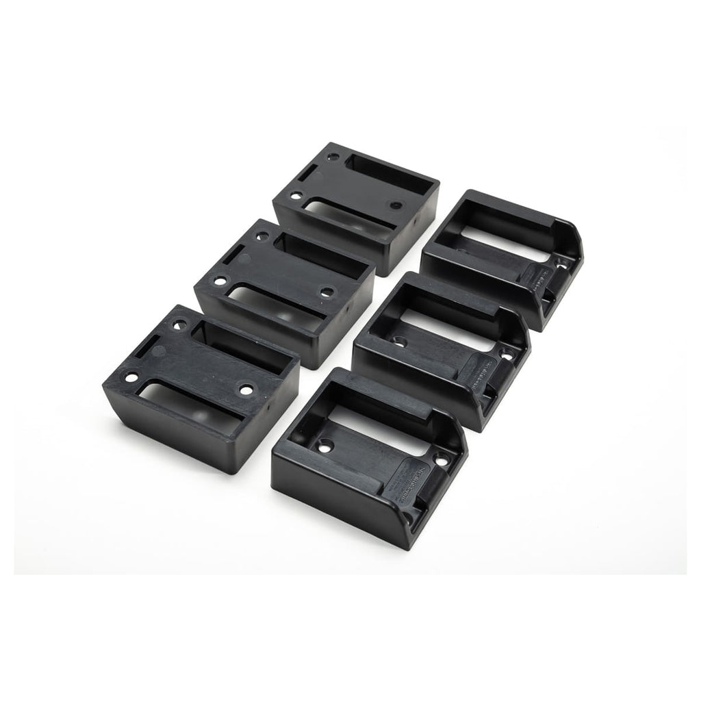 StealthMounts Supports De Batteries DeWalt 12V & 10.8V 6-pack NOIR BM-DW12-BLK-6
