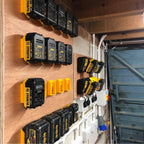  StealthMounts Supports De Batteries DeWalt 18V & 54V 6-pack JAUNE BM-DW20-YLW-6
