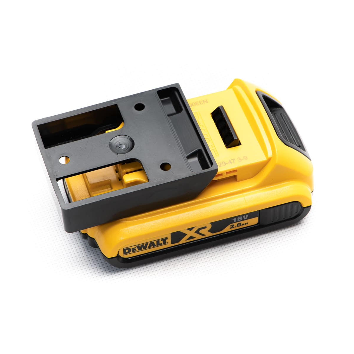  StealthMounts Supports De Batteries DeWalt 18V & 54V 6-pack NOIR BM-DW20-6