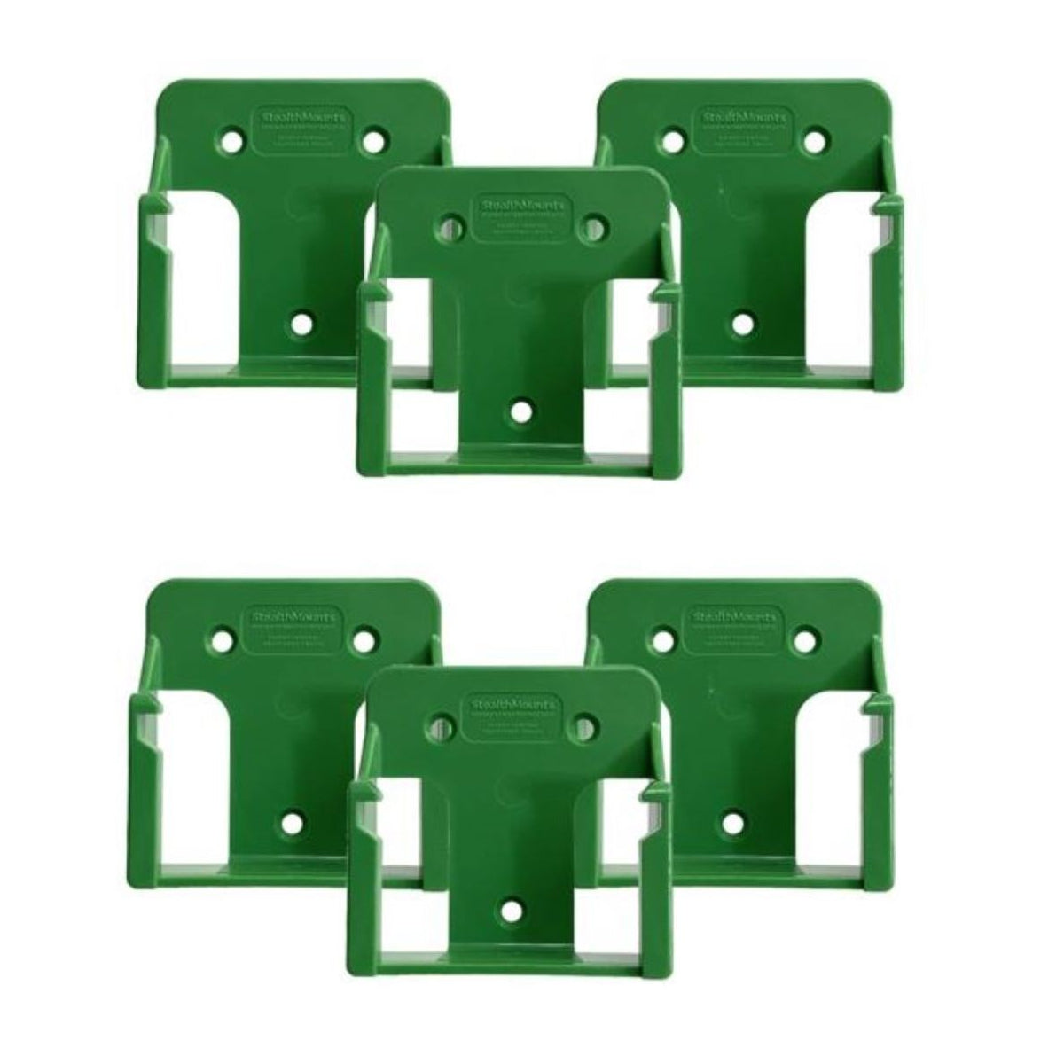  StealthMounts Supports De Batteries Hikoki, Hitachi 18V 6-pack VERT BM-MHH18-GRN-6