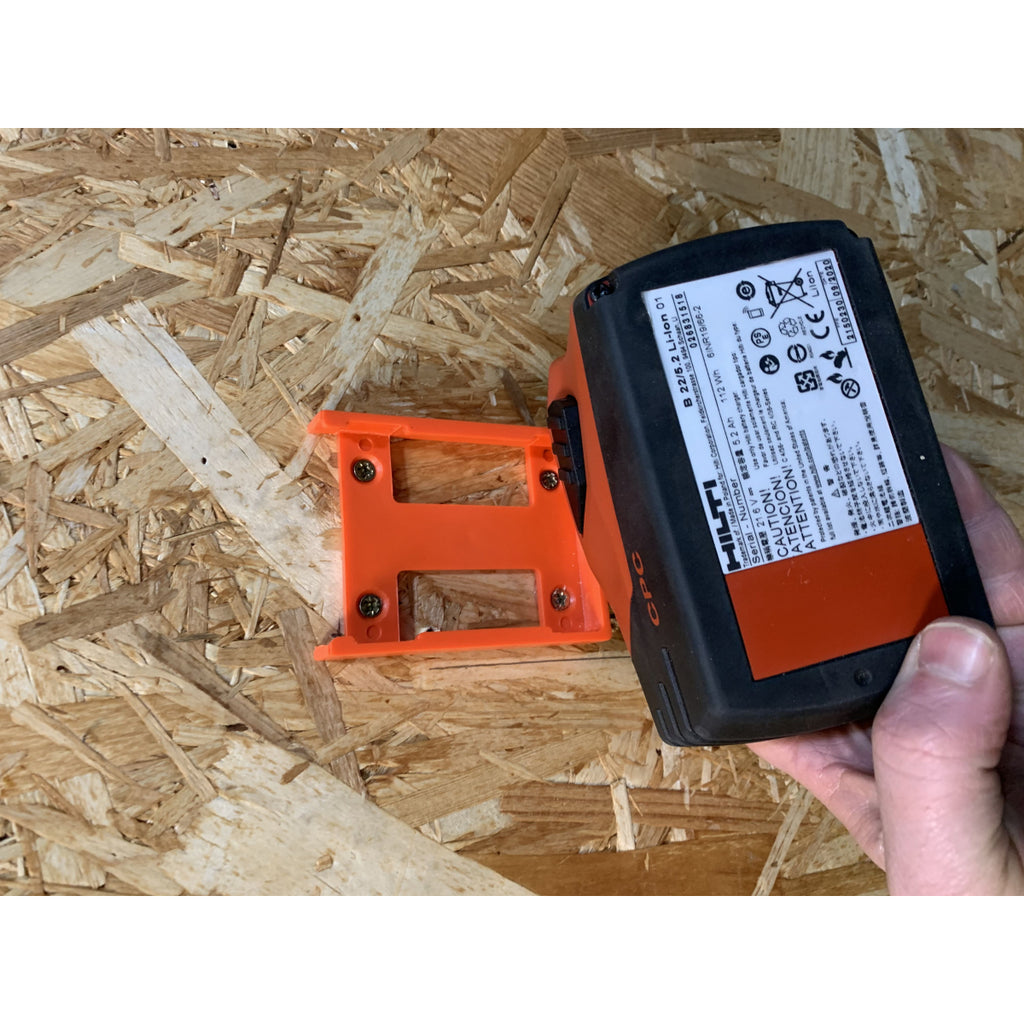  StealthMounts Supports De Batteries Hilti 22V 6-pack Orange BM-HT22-ORG-6