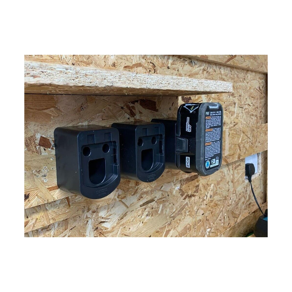  StealthMounts Supports De Batteries Ryobi ONE+ 18V 6-pack Noir BM-RY18-4